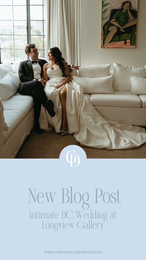 Intimate DC Wedding at Longview Gallery