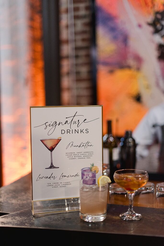 Signature Spring Wedding Cocktails Your Guests Will Love ; dc wedding planner