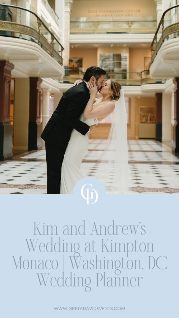 Kimpton Hotel Monaco wedding | DC Wedding Planner ; Kimpton Monaco wedding DC; Washington DC wedding planner; DC wedding at historic hotel